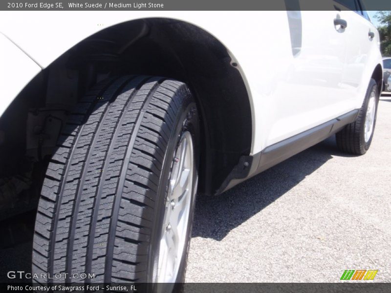 White Suede / Medium Light Stone 2010 Ford Edge SE