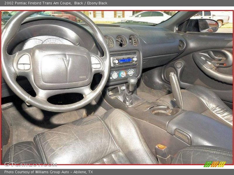 Black / Ebony Black 2002 Pontiac Firebird Trans Am Coupe