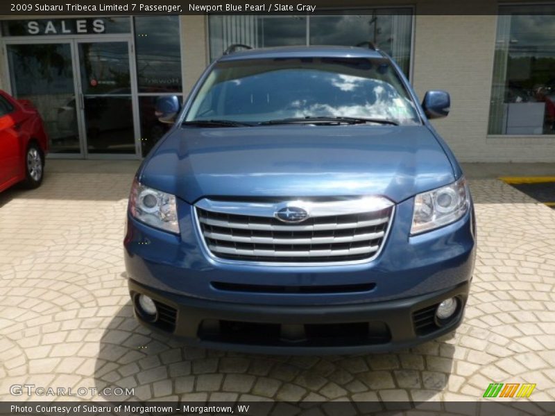 Newport Blue Pearl / Slate Gray 2009 Subaru Tribeca Limited 7 Passenger