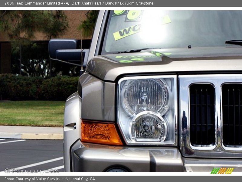 Dark Khaki Pearl / Dark Khaki/Light Graystone 2006 Jeep Commander Limited 4x4