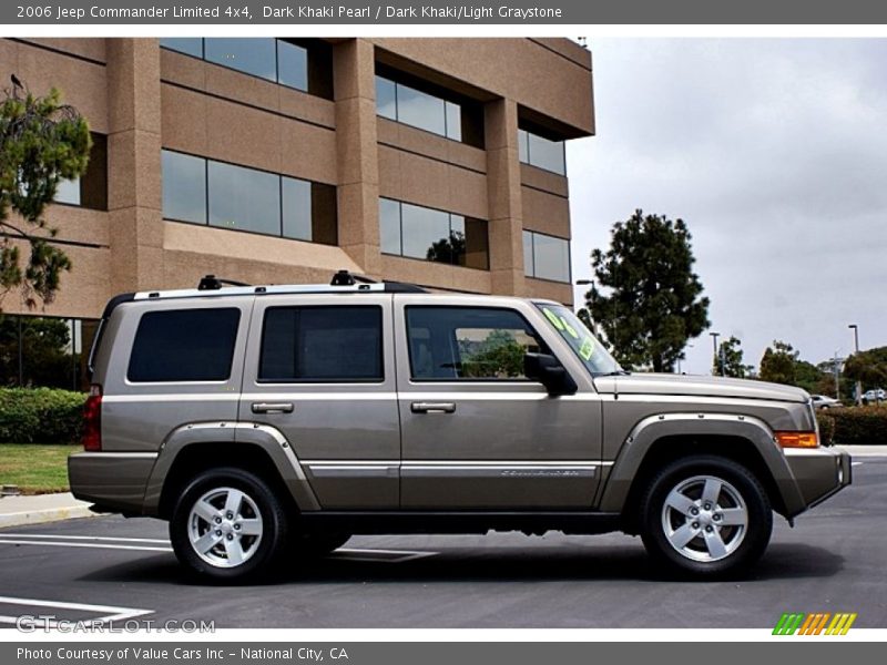 Dark Khaki Pearl / Dark Khaki/Light Graystone 2006 Jeep Commander Limited 4x4