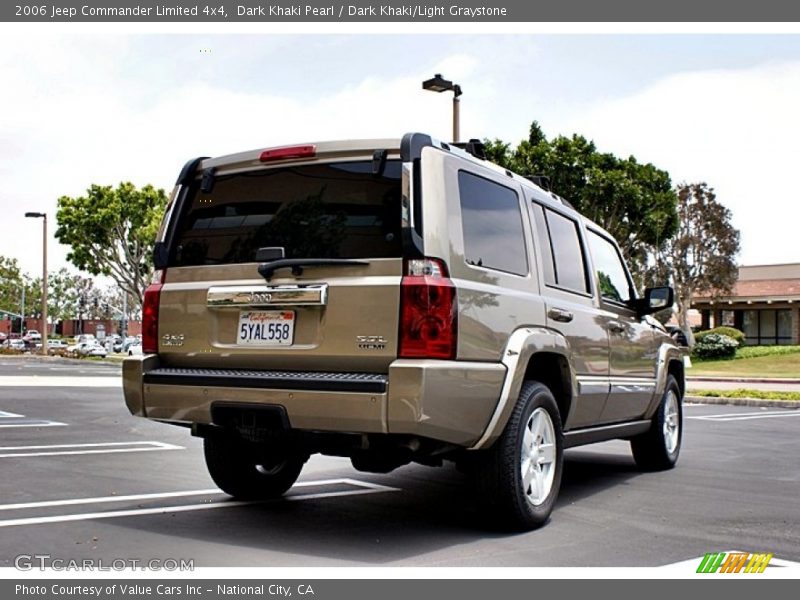 Dark Khaki Pearl / Dark Khaki/Light Graystone 2006 Jeep Commander Limited 4x4