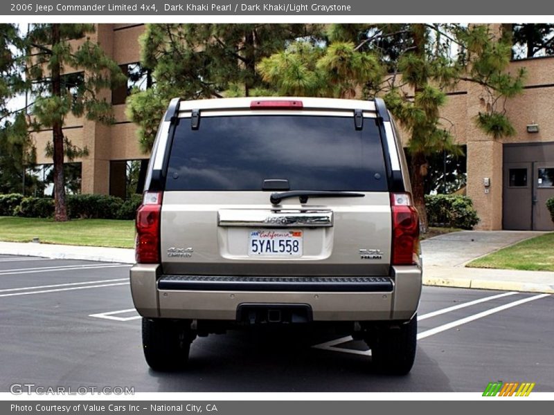 Dark Khaki Pearl / Dark Khaki/Light Graystone 2006 Jeep Commander Limited 4x4