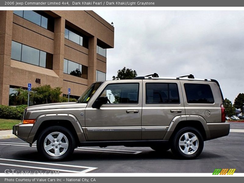 Dark Khaki Pearl / Dark Khaki/Light Graystone 2006 Jeep Commander Limited 4x4