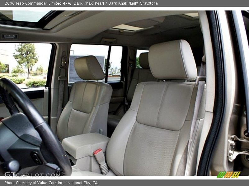 Dark Khaki Pearl / Dark Khaki/Light Graystone 2006 Jeep Commander Limited 4x4