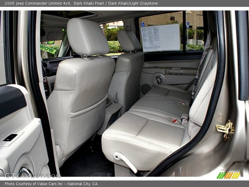 Dark Khaki Pearl / Dark Khaki/Light Graystone 2006 Jeep Commander Limited 4x4