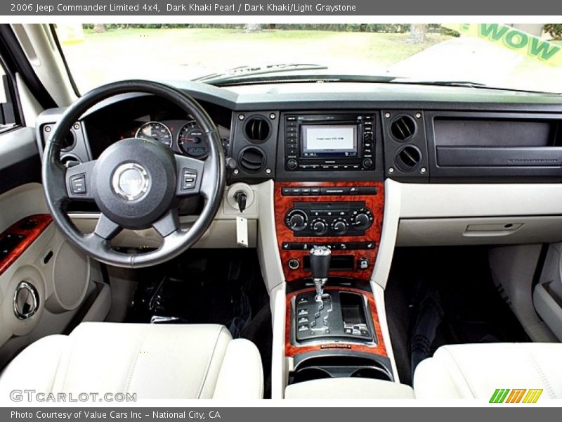 Dark Khaki Pearl / Dark Khaki/Light Graystone 2006 Jeep Commander Limited 4x4