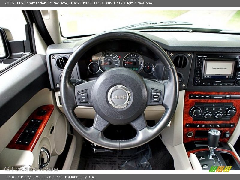 Dark Khaki Pearl / Dark Khaki/Light Graystone 2006 Jeep Commander Limited 4x4