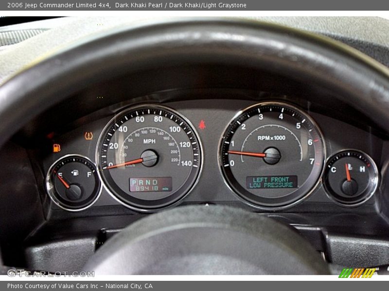 Dark Khaki Pearl / Dark Khaki/Light Graystone 2006 Jeep Commander Limited 4x4