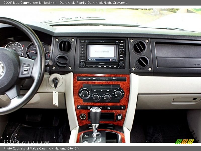 Dark Khaki Pearl / Dark Khaki/Light Graystone 2006 Jeep Commander Limited 4x4