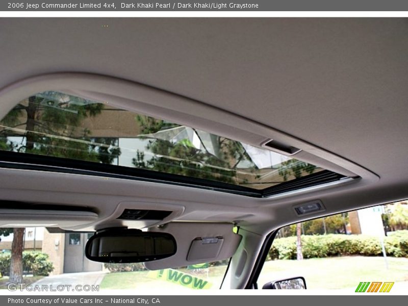 Dark Khaki Pearl / Dark Khaki/Light Graystone 2006 Jeep Commander Limited 4x4