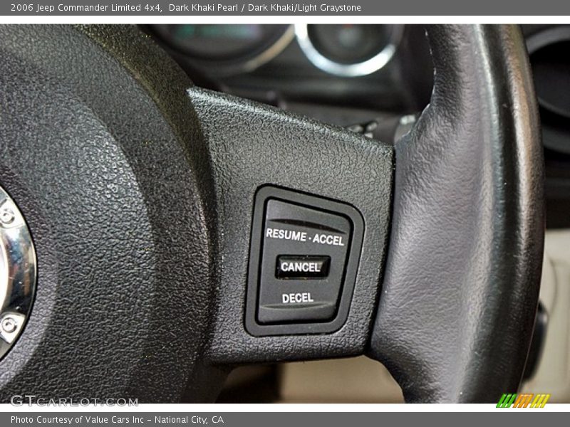 Dark Khaki Pearl / Dark Khaki/Light Graystone 2006 Jeep Commander Limited 4x4