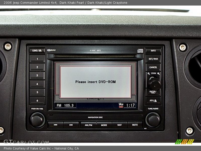 Dark Khaki Pearl / Dark Khaki/Light Graystone 2006 Jeep Commander Limited 4x4