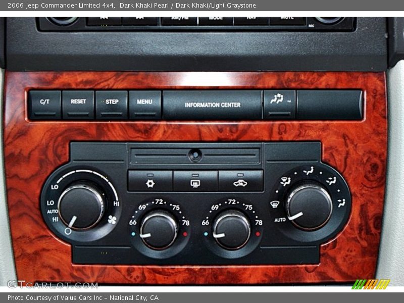 Dark Khaki Pearl / Dark Khaki/Light Graystone 2006 Jeep Commander Limited 4x4