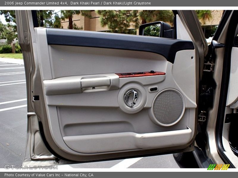 Dark Khaki Pearl / Dark Khaki/Light Graystone 2006 Jeep Commander Limited 4x4