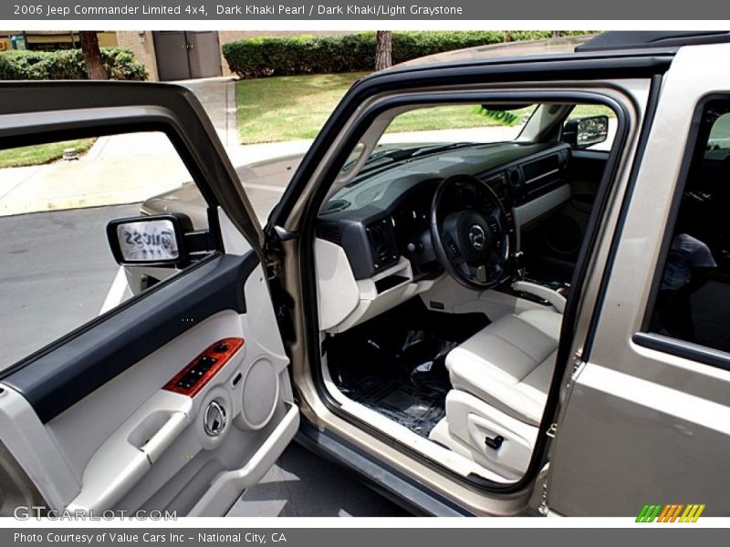 Dark Khaki Pearl / Dark Khaki/Light Graystone 2006 Jeep Commander Limited 4x4