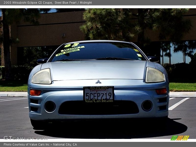 Steel Blue Pearl / Midnight 2003 Mitsubishi Eclipse GS Coupe