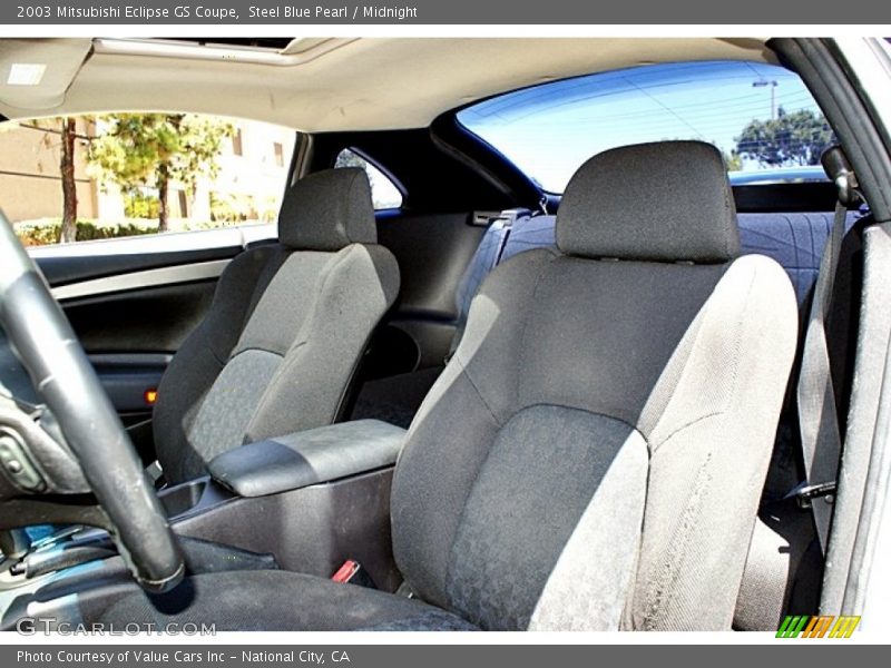 Steel Blue Pearl / Midnight 2003 Mitsubishi Eclipse GS Coupe