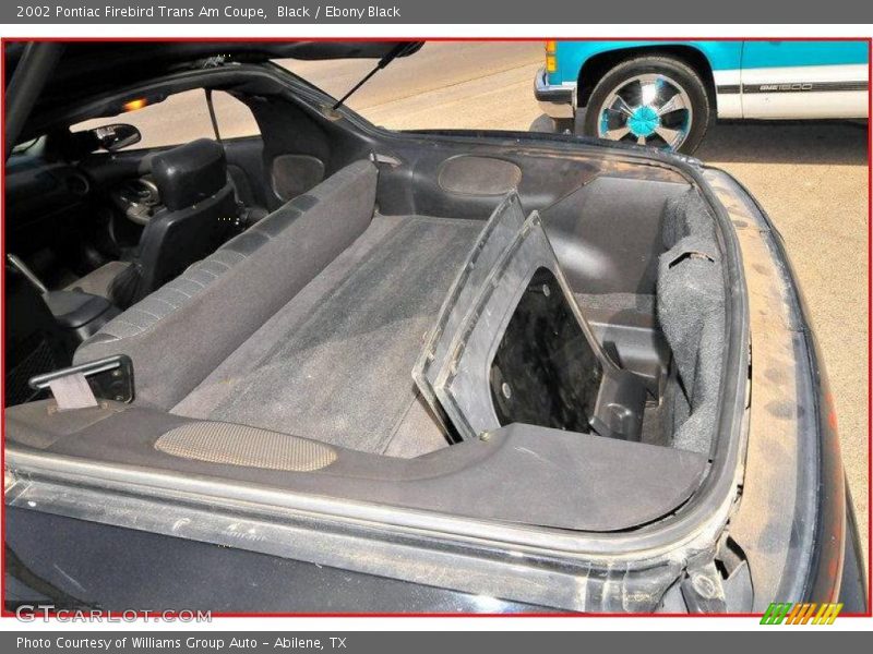 Black / Ebony Black 2002 Pontiac Firebird Trans Am Coupe
