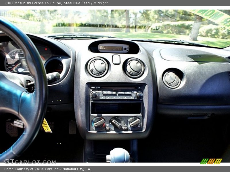 Steel Blue Pearl / Midnight 2003 Mitsubishi Eclipse GS Coupe