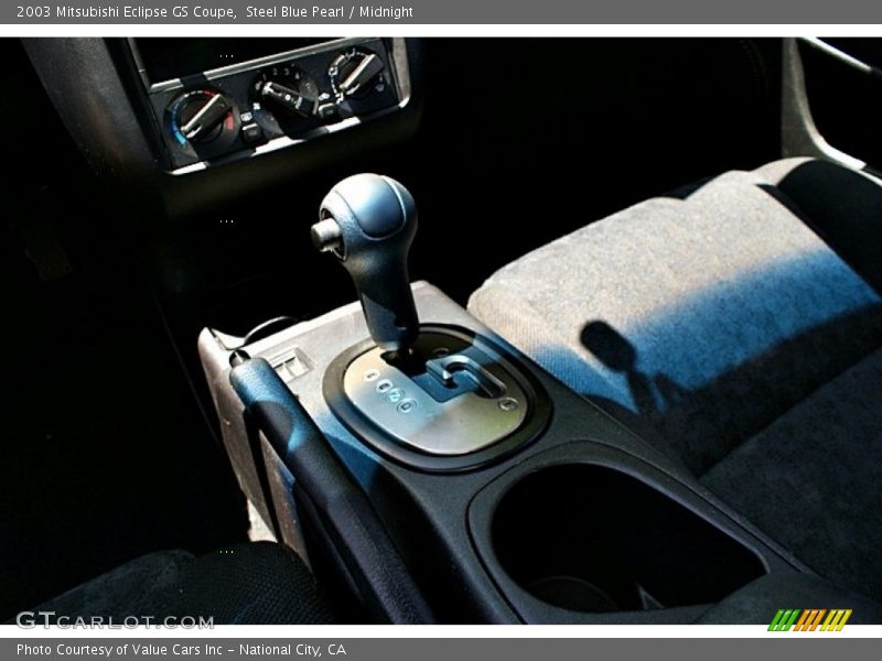 Steel Blue Pearl / Midnight 2003 Mitsubishi Eclipse GS Coupe