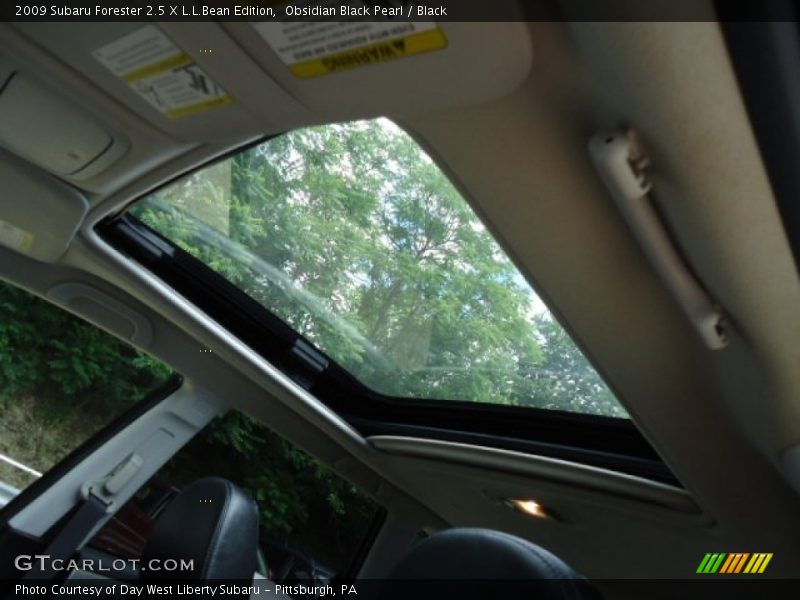 Obsidian Black Pearl / Black 2009 Subaru Forester 2.5 X L.L.Bean Edition