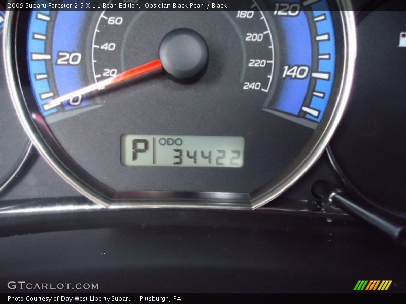 Obsidian Black Pearl / Black 2009 Subaru Forester 2.5 X L.L.Bean Edition