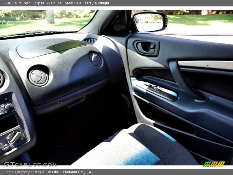 Steel Blue Pearl / Midnight 2003 Mitsubishi Eclipse GS Coupe