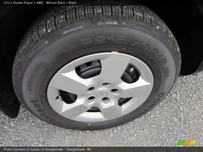 Wicked Black / Black 2011 Nissan Rogue S AWD
