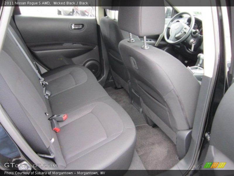 Wicked Black / Black 2011 Nissan Rogue S AWD