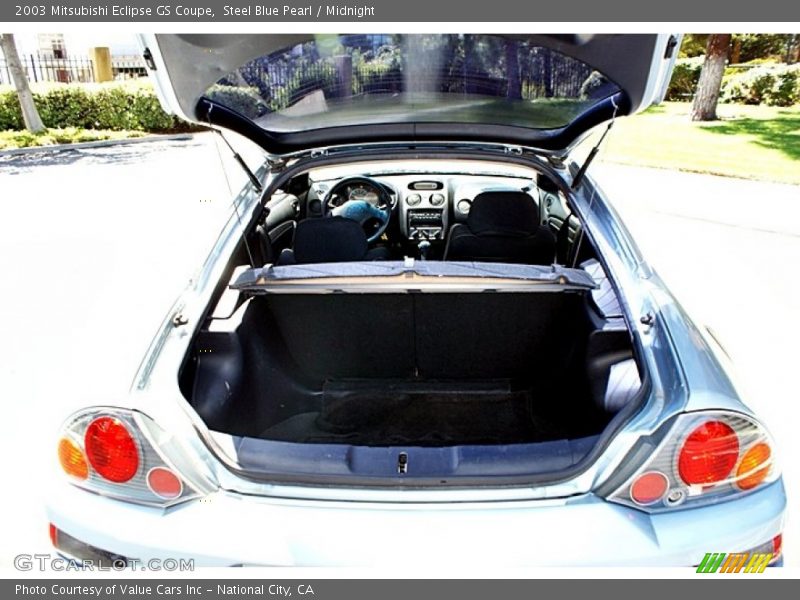 Steel Blue Pearl / Midnight 2003 Mitsubishi Eclipse GS Coupe