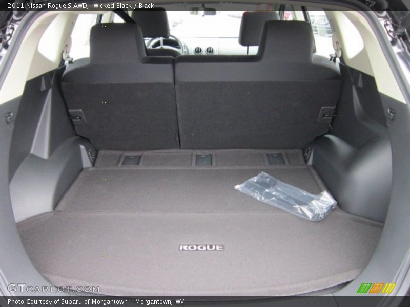 Wicked Black / Black 2011 Nissan Rogue S AWD