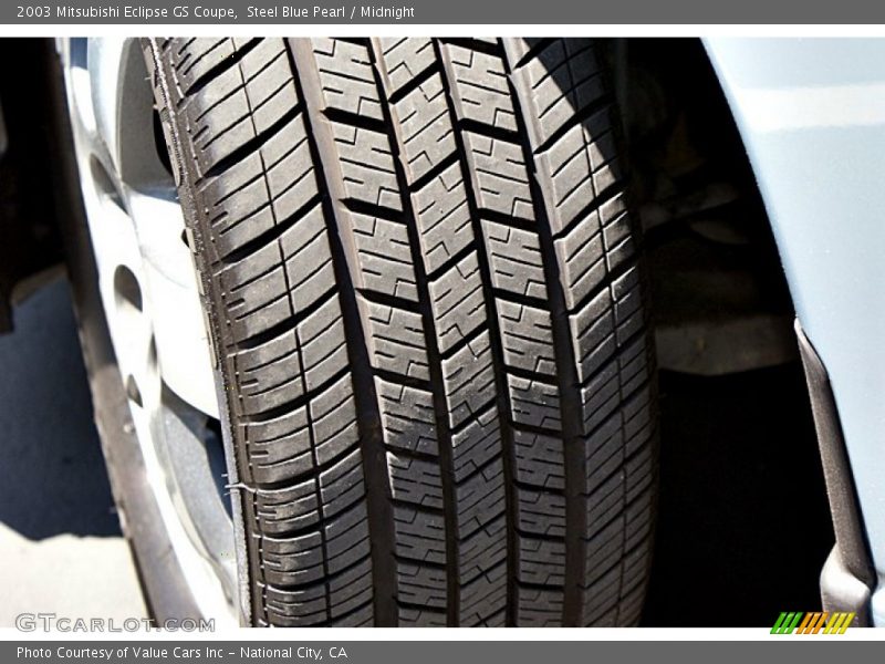 Steel Blue Pearl / Midnight 2003 Mitsubishi Eclipse GS Coupe