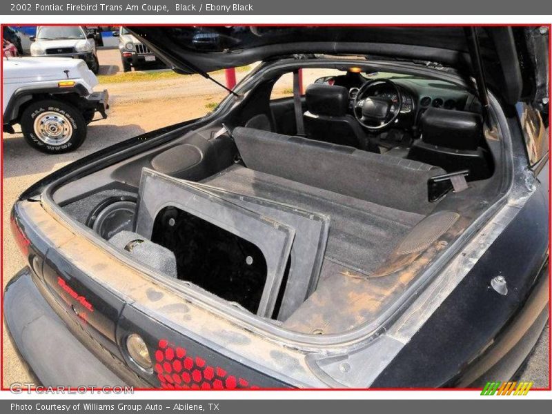 Black / Ebony Black 2002 Pontiac Firebird Trans Am Coupe