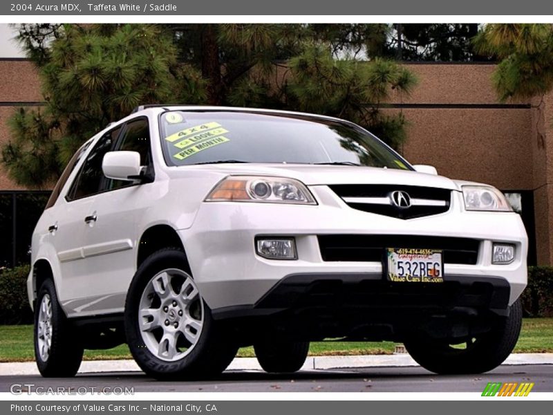 Taffeta White / Saddle 2004 Acura MDX