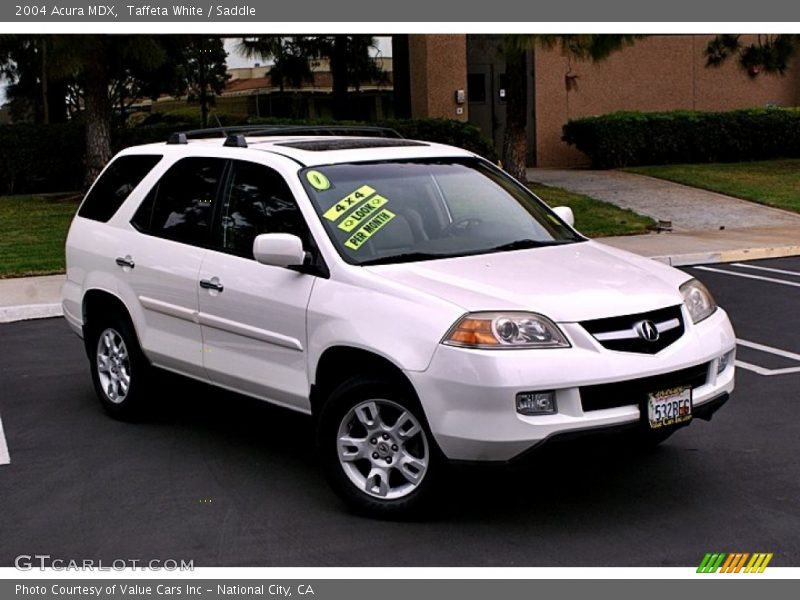 Taffeta White / Saddle 2004 Acura MDX