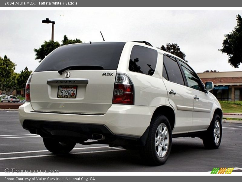 Taffeta White / Saddle 2004 Acura MDX