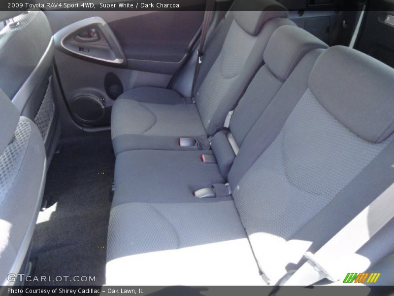 Super White / Dark Charcoal 2009 Toyota RAV4 Sport 4WD