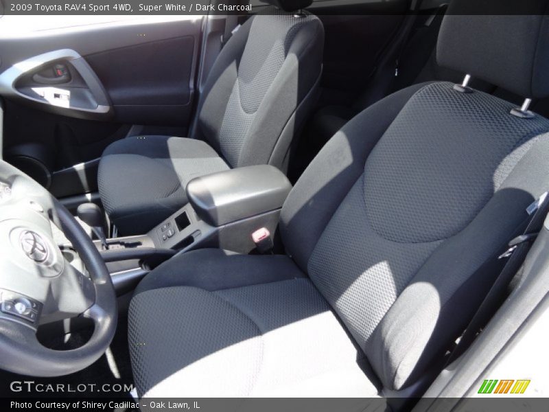 Super White / Dark Charcoal 2009 Toyota RAV4 Sport 4WD