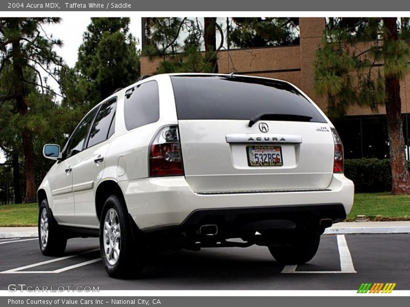Taffeta White / Saddle 2004 Acura MDX