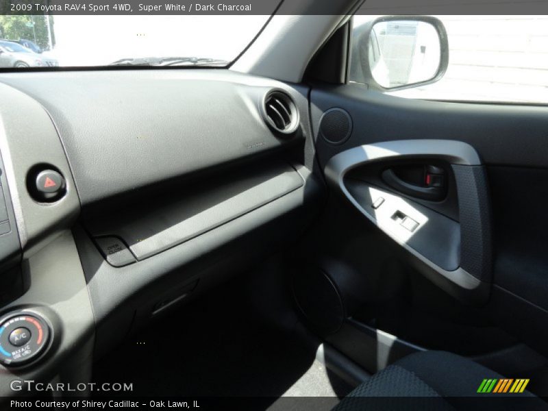 Super White / Dark Charcoal 2009 Toyota RAV4 Sport 4WD