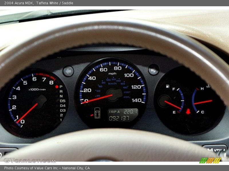 Taffeta White / Saddle 2004 Acura MDX