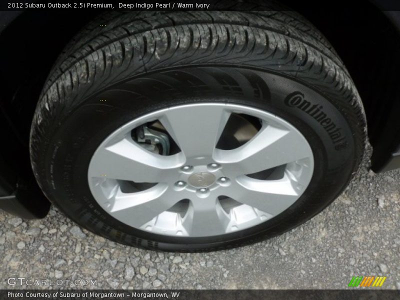Deep Indigo Pearl / Warm Ivory 2012 Subaru Outback 2.5i Premium