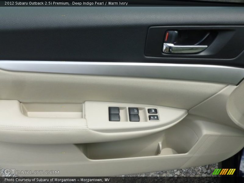 Deep Indigo Pearl / Warm Ivory 2012 Subaru Outback 2.5i Premium