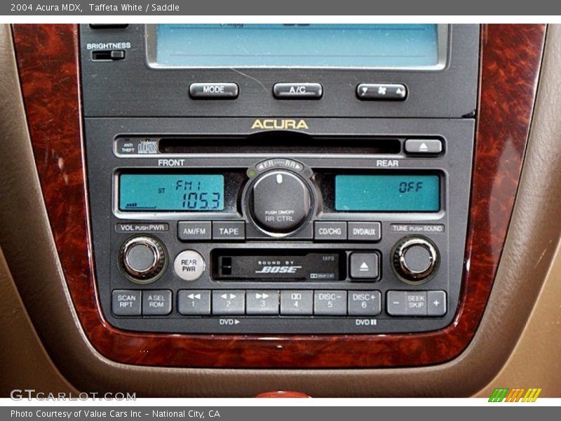 Controls of 2004 MDX 