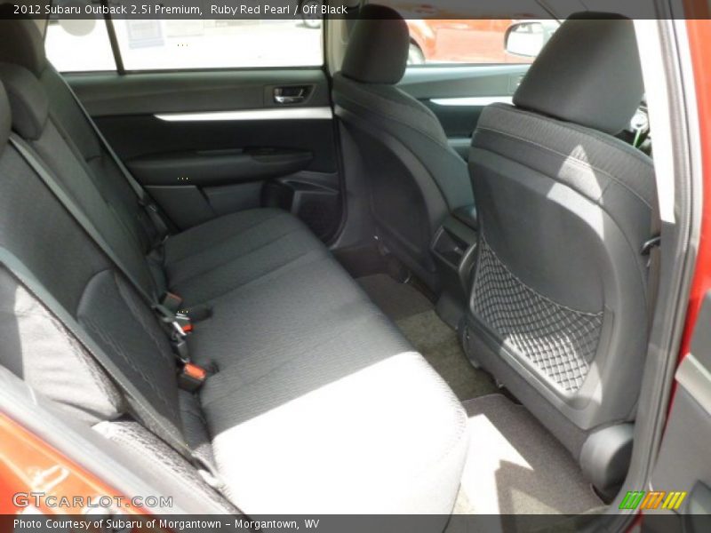 Ruby Red Pearl / Off Black 2012 Subaru Outback 2.5i Premium