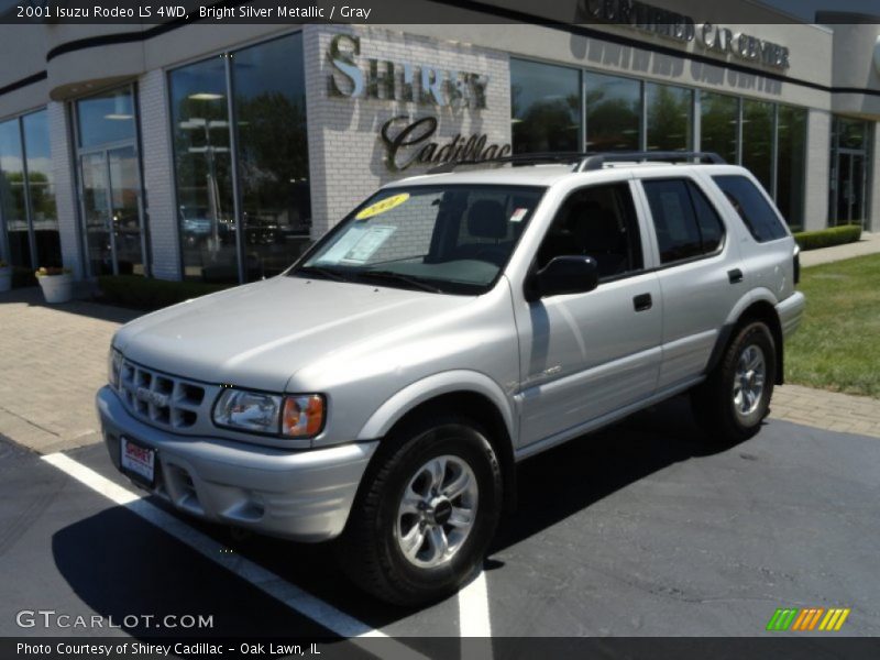 Bright Silver Metallic / Gray 2001 Isuzu Rodeo LS 4WD