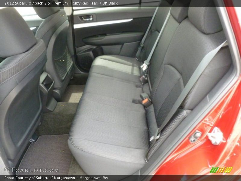 Ruby Red Pearl / Off Black 2012 Subaru Outback 2.5i Premium