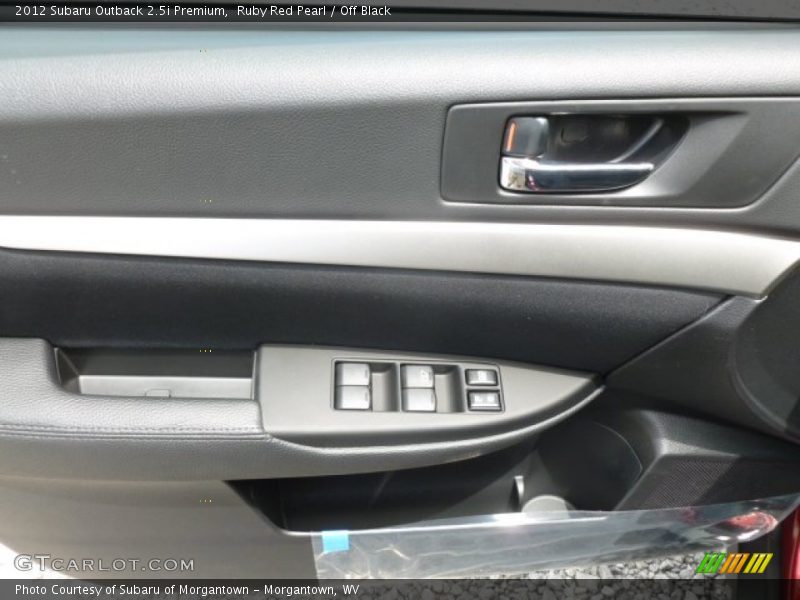 Ruby Red Pearl / Off Black 2012 Subaru Outback 2.5i Premium