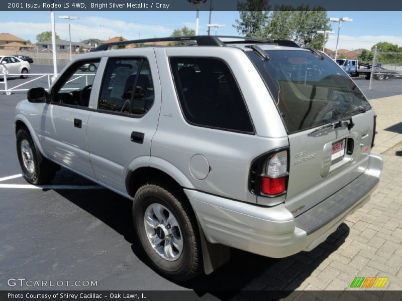 Bright Silver Metallic / Gray 2001 Isuzu Rodeo LS 4WD